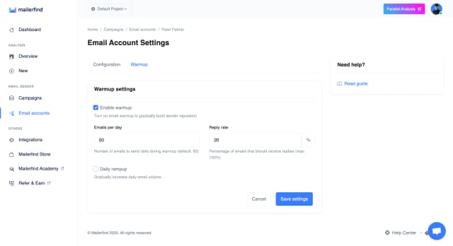 Mailerfind screenshot 6