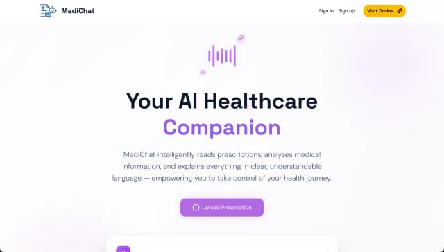 MediChat screenshot 1