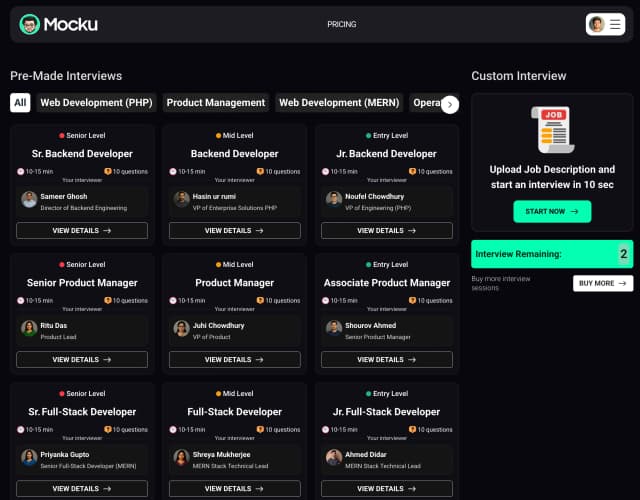 Mocku AI screenshot 4