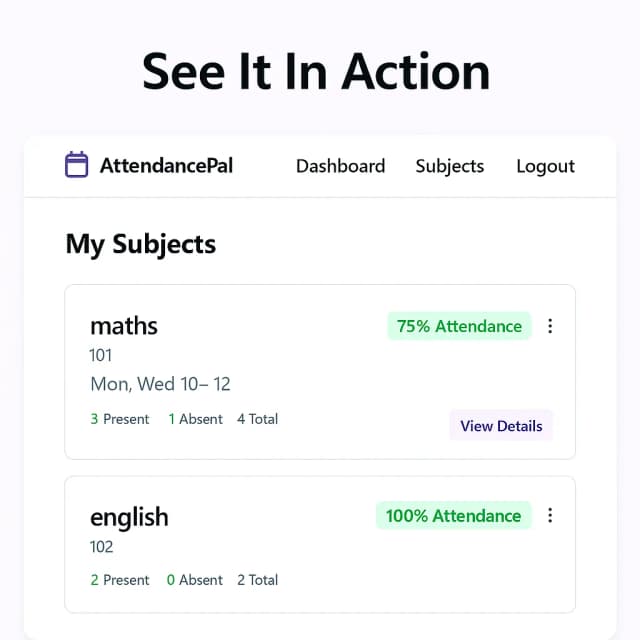 MyAttendancePal screenshot 6