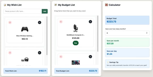 My Budget List screenshot 1