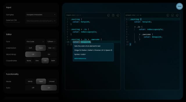 Nest Your CSS screenshot 2