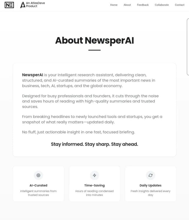 NewsperAI screenshot 3