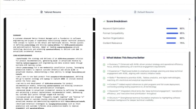 NextRole screenshot 2