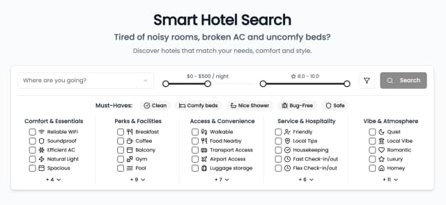 OKstays: Smart Hotel Search screenshot 2