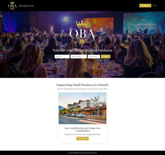 Ontario Business Awards screenshot 3