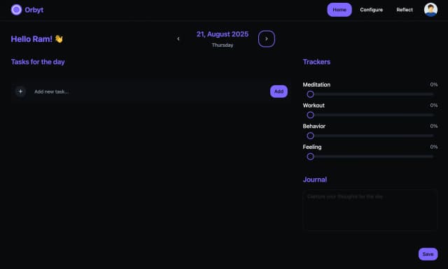 Orbyt screenshot 3