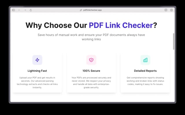 PDF Link Checker screenshot 2