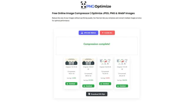 PNG Compressor screenshot 1