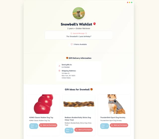 PetWishList screenshot 3