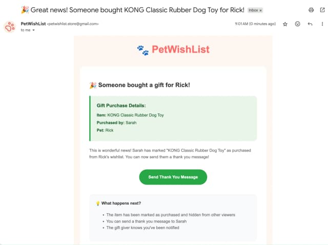 PetWishList screenshot 5