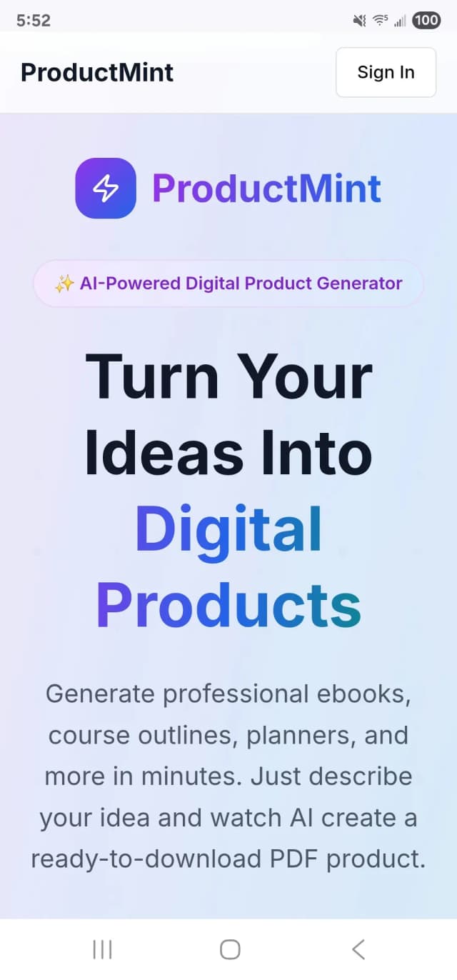 ProductMint screenshot 1