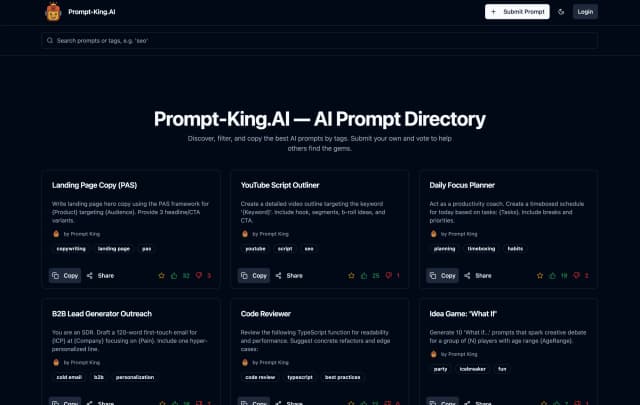 PromptKing screenshot 2