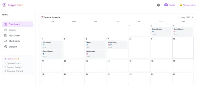 Purple Palm screenshot 2