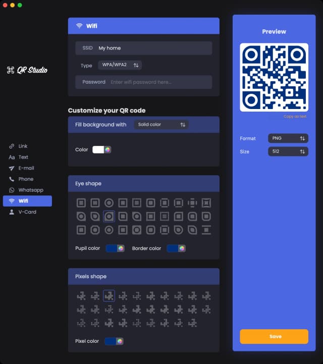QR studio screenshot 2