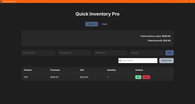 Quick Inventory screenshot 1