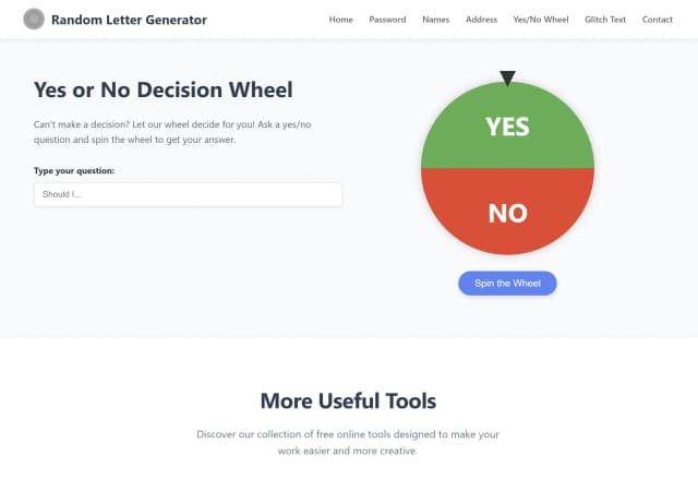 Random letter generator screenshot 3