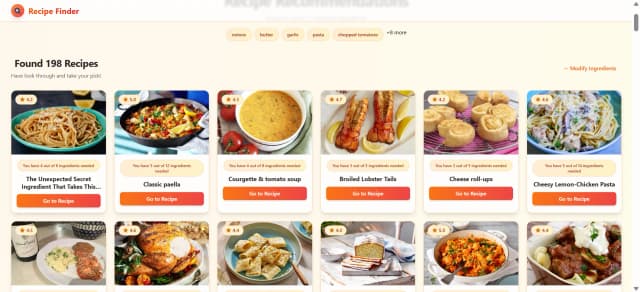 Recipe Finder Demo screenshot 3