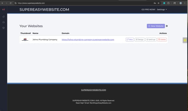 SUPEREASYWEBSITE.COM screenshot 1