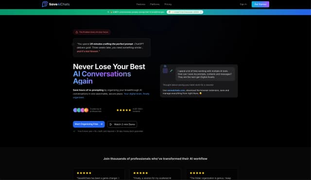 SaveAIChats screenshot 1