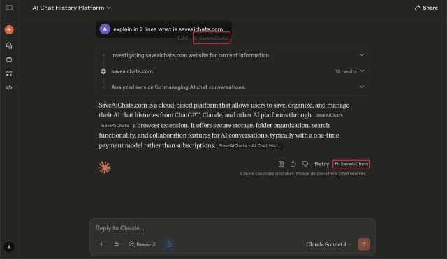 SaveAIChats screenshot 3