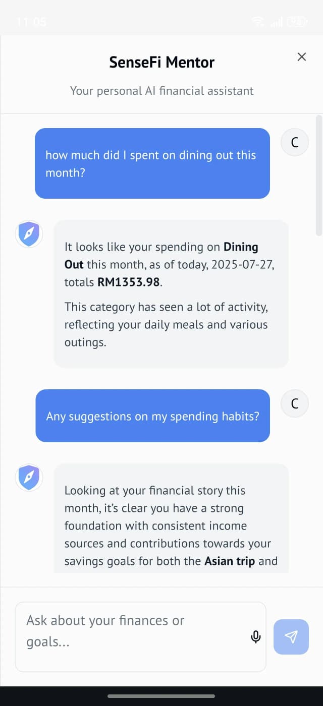 SenseFi screenshot 2