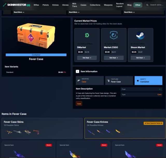 Skininvestor.gg screenshot 1