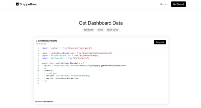 Snippetbox screenshot 4