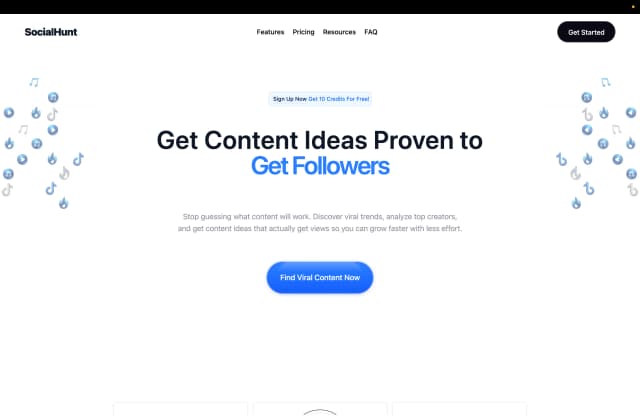SocialHunt.co screenshot 1
