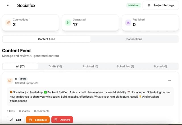 Socialfox screenshot 4