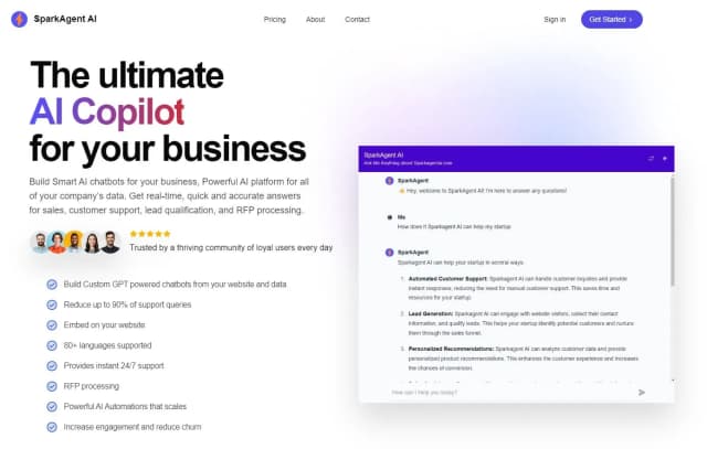 SparkAgent AI screenshot 2
