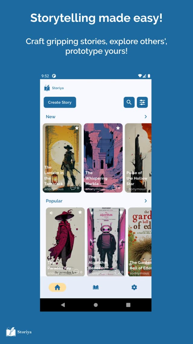 Storiya - A Storytelling Library screenshot 1