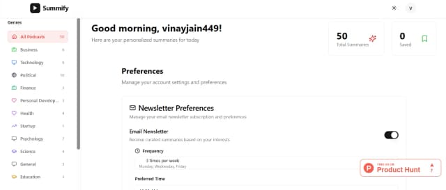 Summify screenshot 4