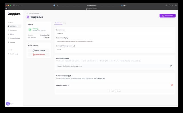 Taggian screenshot 2