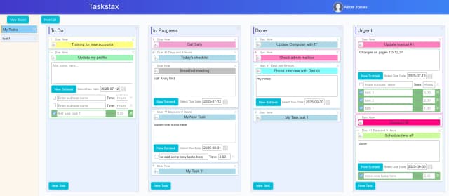 Taskstax screenshot 4