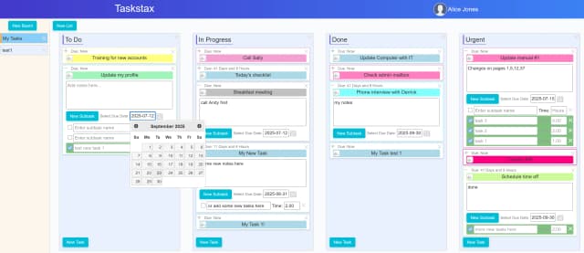 Taskstax screenshot 6