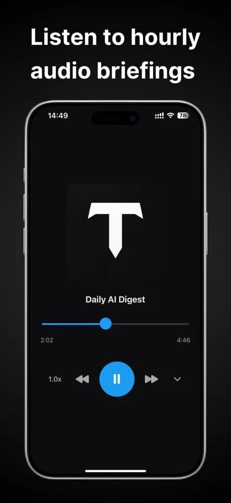Tensor AI: Never Miss the AI News screenshot 3