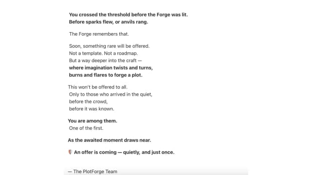 The Plot Forge screenshot 5