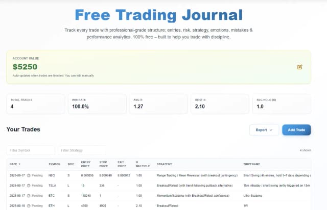 Tickrad screenshot 3