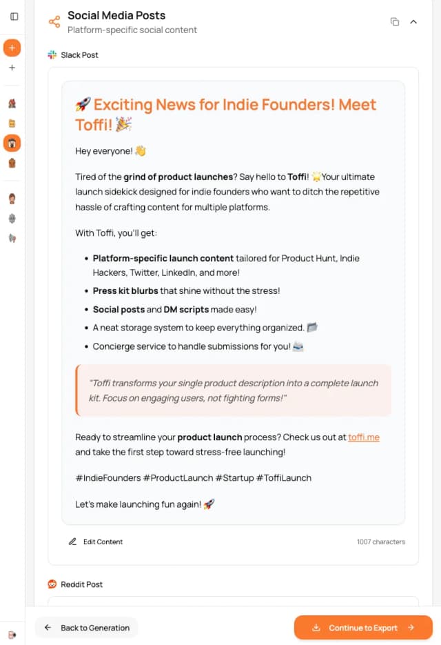 Toffi screenshot 2