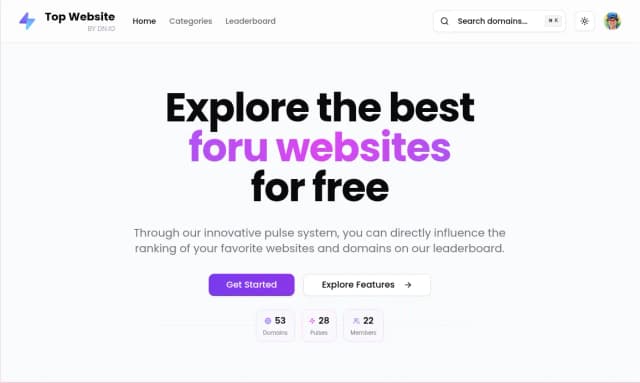 Top Website screenshot 2