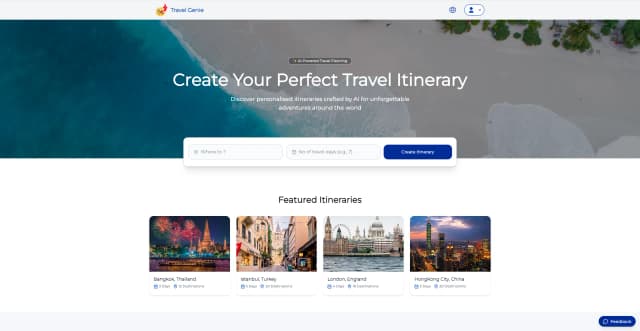 TravelGenie screenshot 1