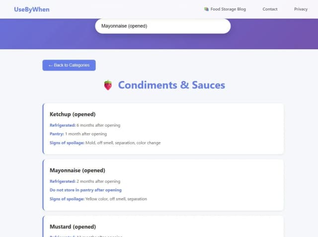 UseByWhen screenshot 3