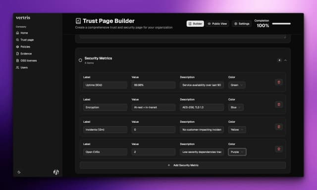 Vertris screenshot 3