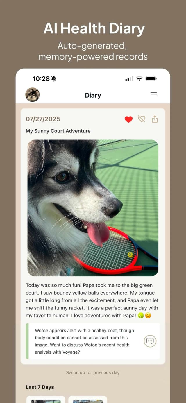 Voyage Pet AI screenshot 1