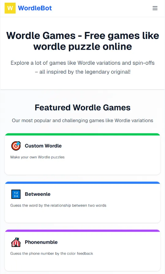 WordleBot screenshot 2