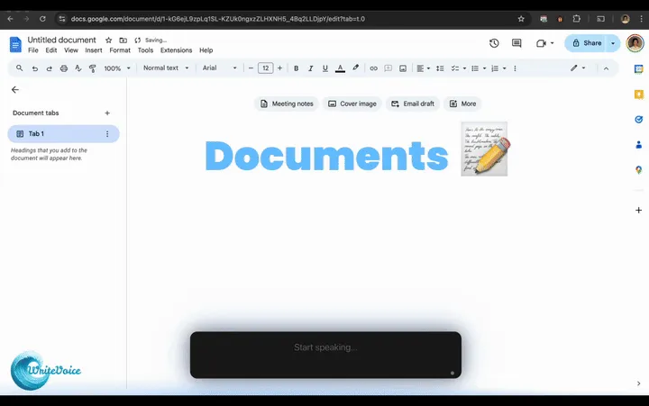 WriteVoice screenshot 2