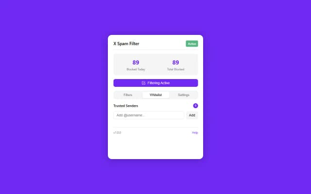 XSpamFilter screenshot 4