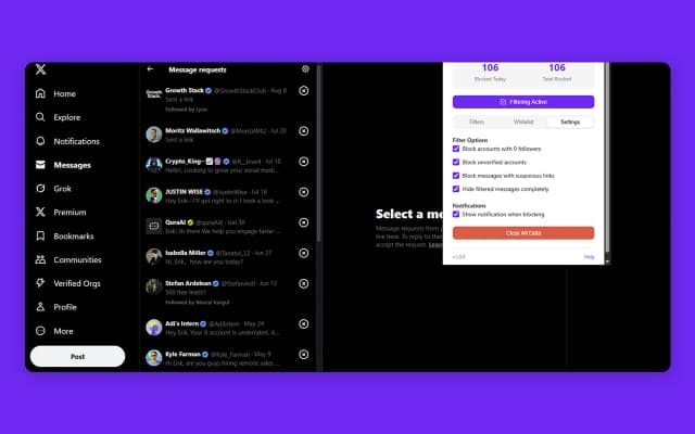 XSpamFilter screenshot 7