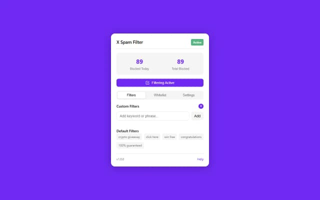 XSpamFilter screenshot 8